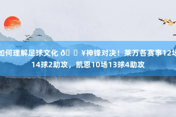 如何理解足球文化 🔥神锋对决！莱万各赛事12场14球2助攻，凯恩10场13球4助攻